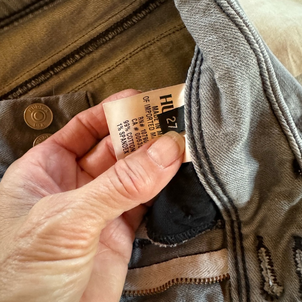 Hudson Collin flap jeans